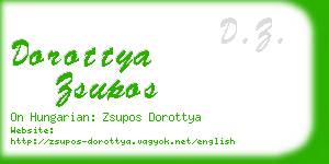 dorottya zsupos business card